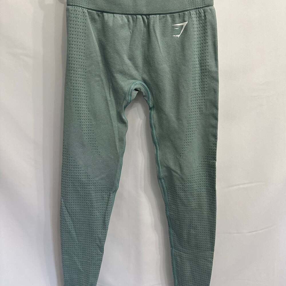 Gymshark Vital Seamless Leggings in Woodland Green Marl